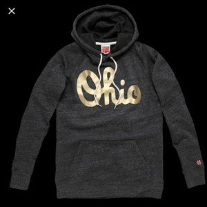 Homage gold script Ohio State hoodie sweatshirt